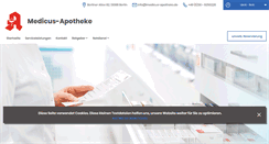Desktop Screenshot of medicus-apotheke-app.de